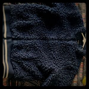 A blue winter jacket